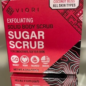 Viori Exfoliating Sugar Scrub in Coconut Bliss